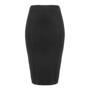 Peruvian Connection Double-Layer Skirt, Black, Size L